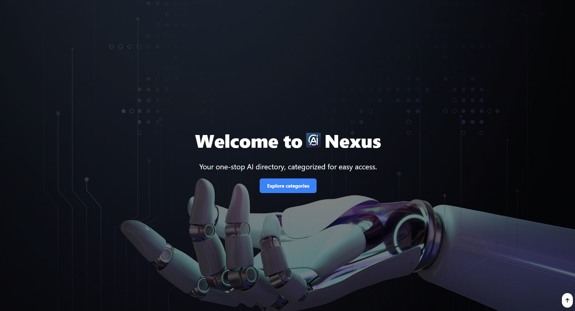 Screenshot of AI Nexus project